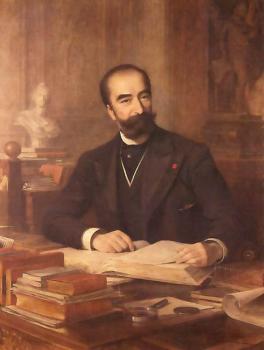 西奧博德 沙特朗 Portrait de Sadi Carnot 西奧博德 沙特朗 Portrait de Sadi Carnot